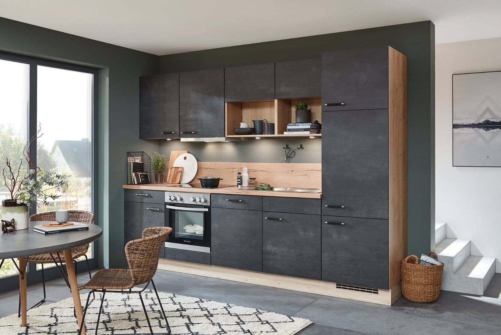 Nobilia Ceramic Wood Compact Kitchen 2021 1 | Lead Wolf, Peterborough